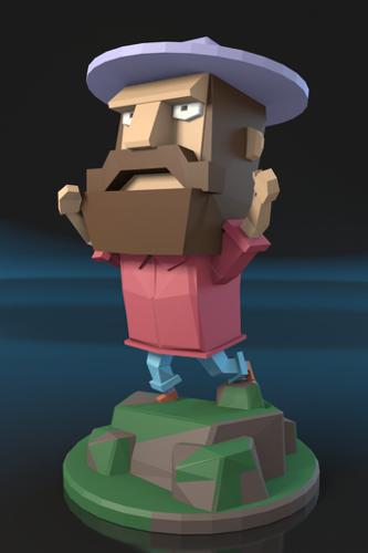 Low Poly Man preview image